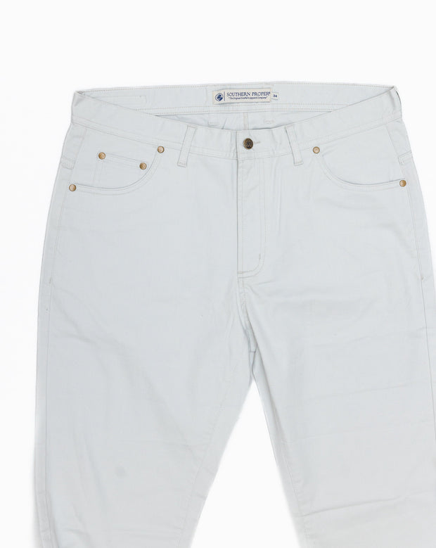A pair of Needle Creek Five Pocket Pants with a Classic Straight Leg on ...